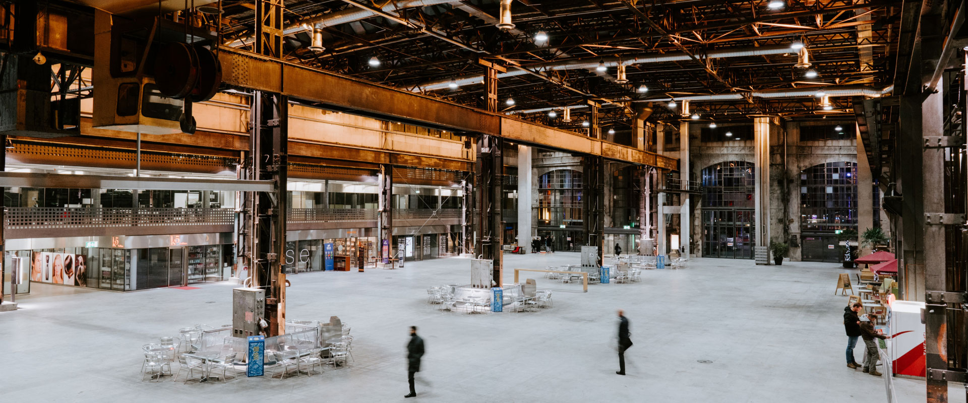 warehouse with workers